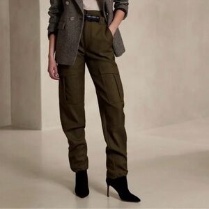Banana Republic Lido Italian Wool Cargo Pants